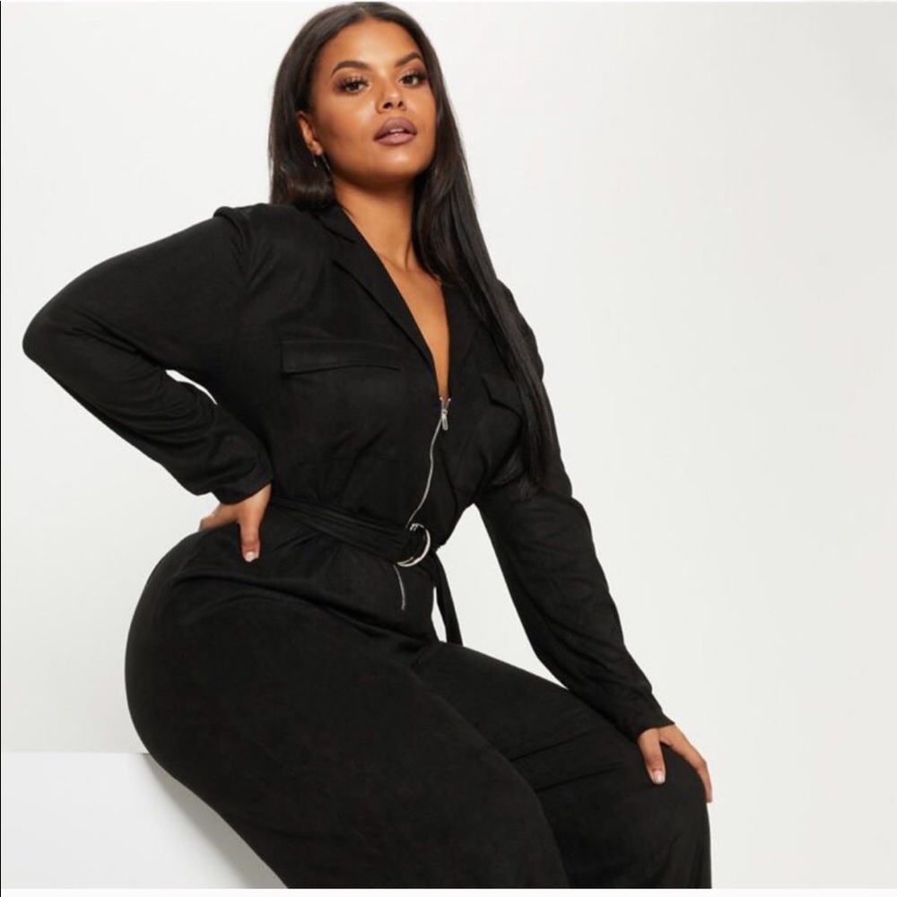 Plus Size ⚜️ Black Jumpsuit 👑💕